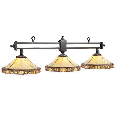 3LT-56" BILLIARD LIGHT-MISSION FILIGREE RAM Game Room