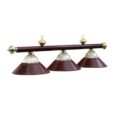 3 LT-54" BILLIARD LIGHT-BURGANDY RAM Game Room