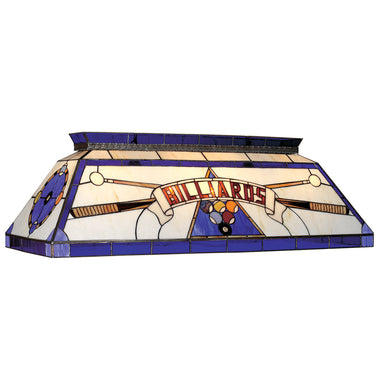 44" TIFFANY BILLIARD LIGHT-BLUE RAM Game Room